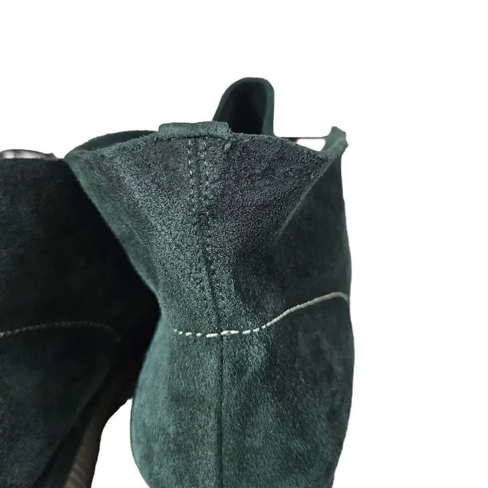 Fausto Santini green boots